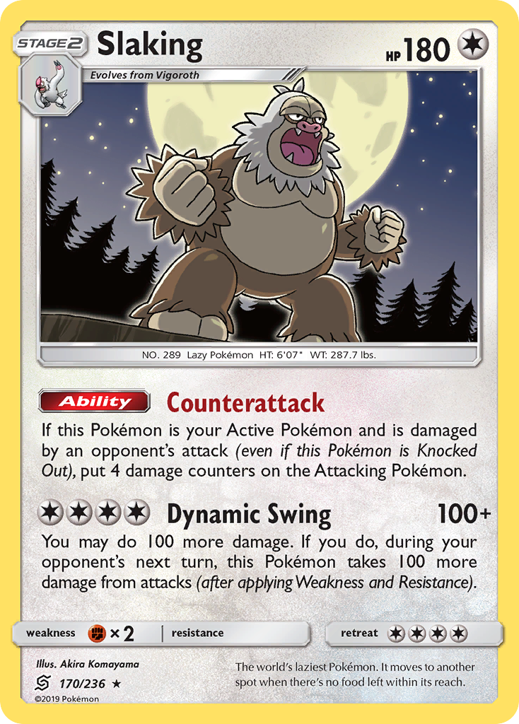 Slaking (170/236) [Sun & Moon: Unified Minds] | Good Games Cannington
