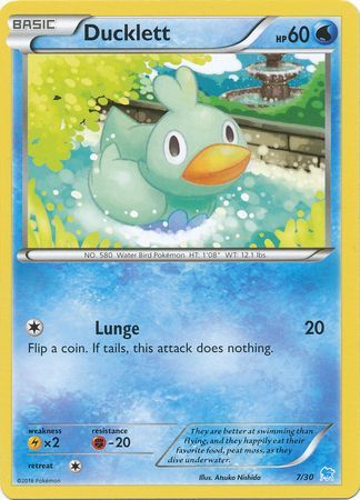 Ducklett (7/30) [XY: Trainer Kit 3 - Suicune] | Good Games Cannington