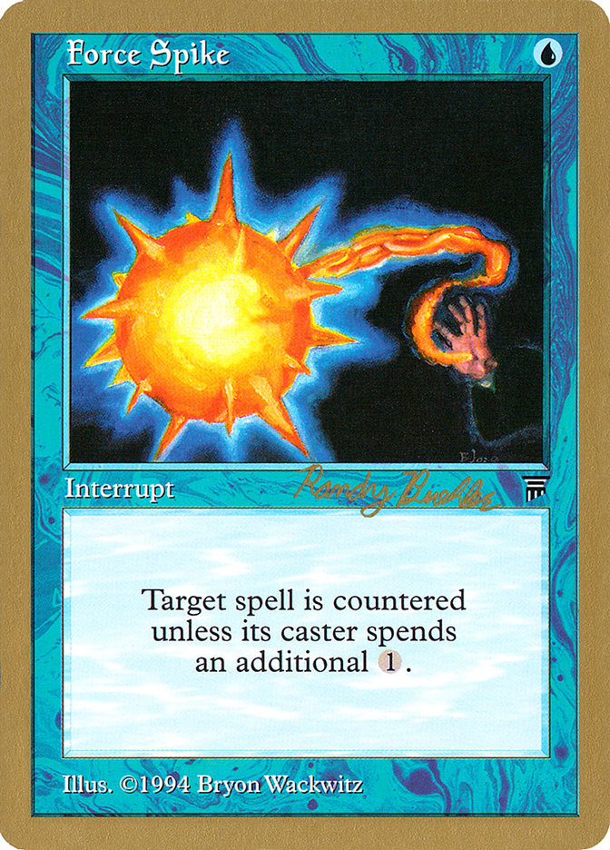 Force Spike (Randy Buehler) [World Championship Decks 1998] | Good Games Cannington