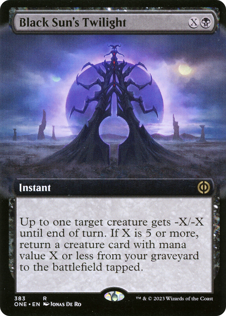 Black Sun's Twilight (Extended Art) [Phyrexia: All Will Be One] | Good Games Cannington