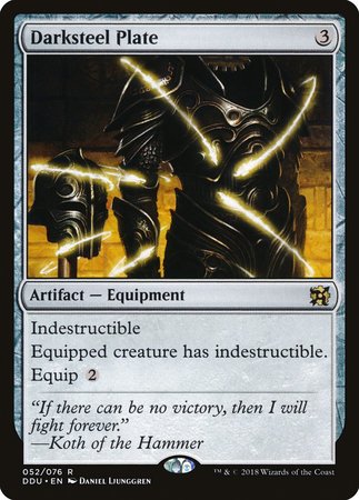 Darksteel Plate [Duel Decks: Elves vs. Inventors] | Good Games Cannington