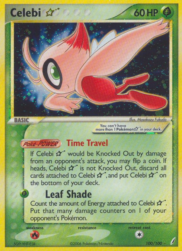 Celebi Star (100/100) [EX: Crystal Guardians] | Good Games Cannington