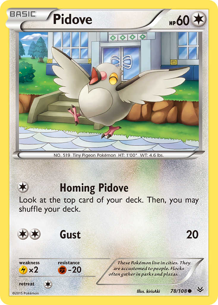 Pidove (78/108) [XY: Roaring Skies] | Good Games Cannington
