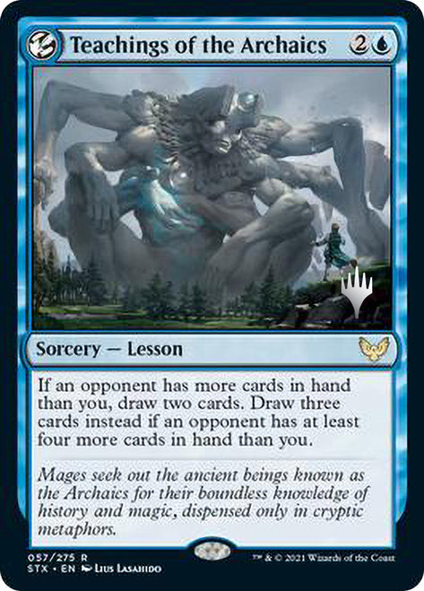 Teachings of the Archaics (Promo Pack) [Strixhaven: School of Mages Promos] | Good Games Cannington