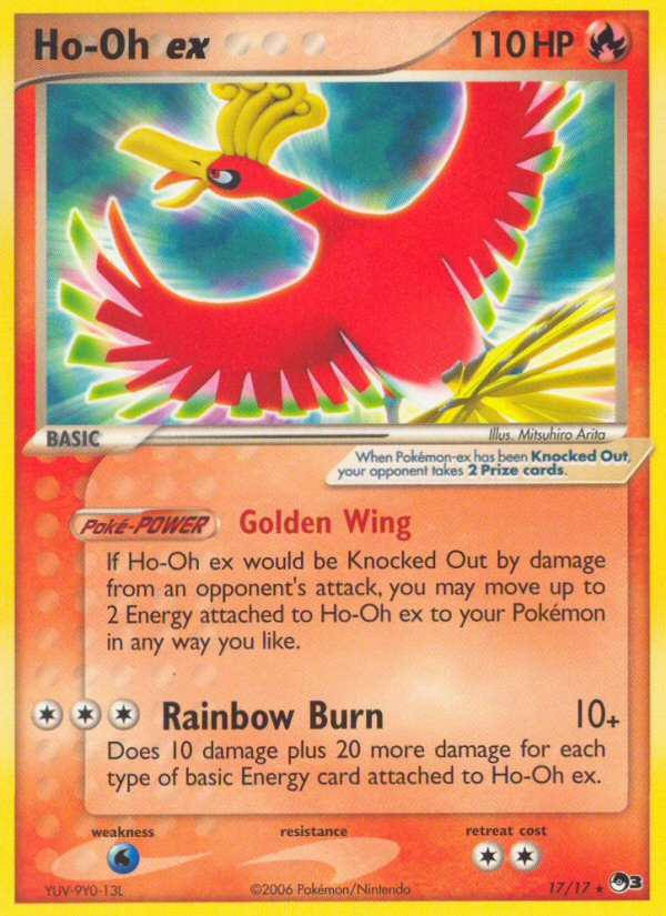 Ho-Oh ex (17/17) (Holo) [POP Series 3] | Good Games Cannington