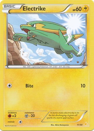 Electrike (11/30) [XY: Trainer Kit 3 - Pikachu Libre] | Good Games Cannington