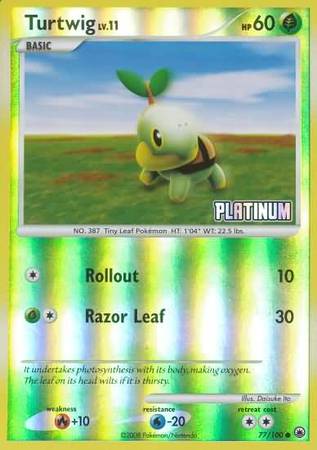 Turtwig (77/100) [Burger King Promos: 2009 Collection] | Good Games Cannington
