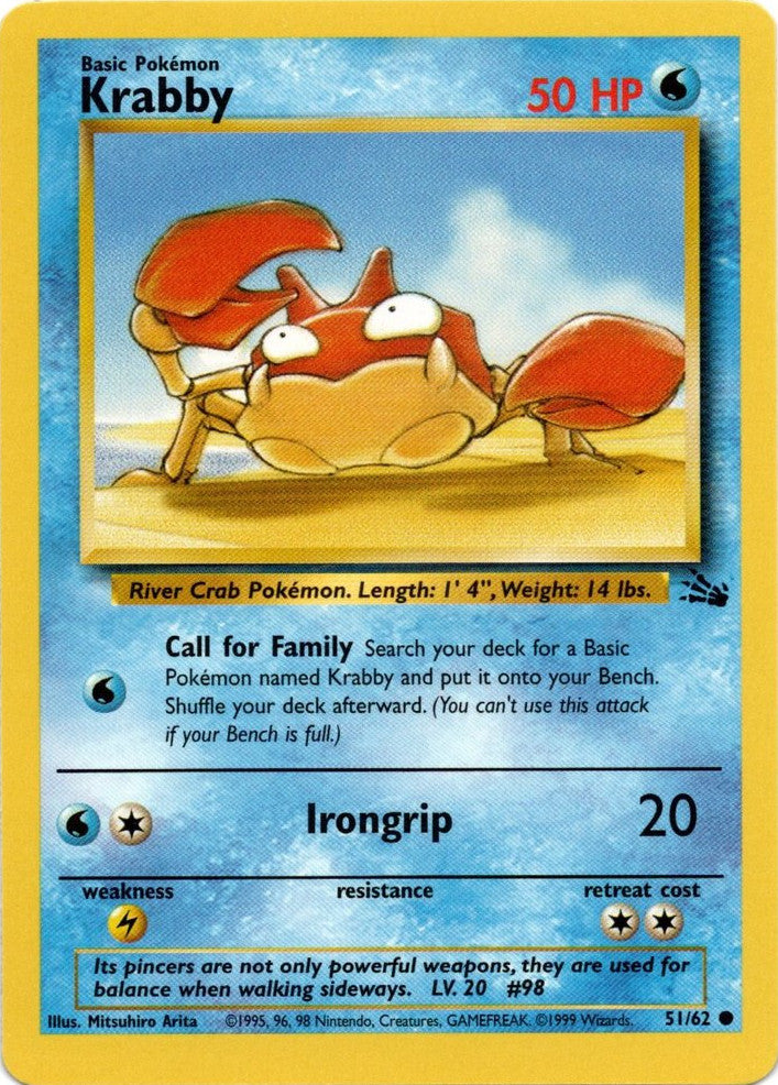 Krabby (51/62) [Fossil Unlimited] | Good Games Cannington