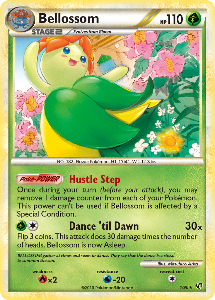 Bellossom (1/90) [HeartGold & SoulSilver: Undaunted] | Good Games Cannington