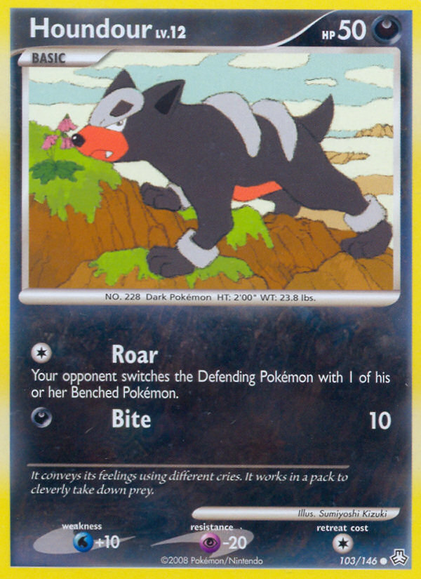 Houndour (103/146) [Diamond & Pearl: Legends Awakened] | Good Games Cannington