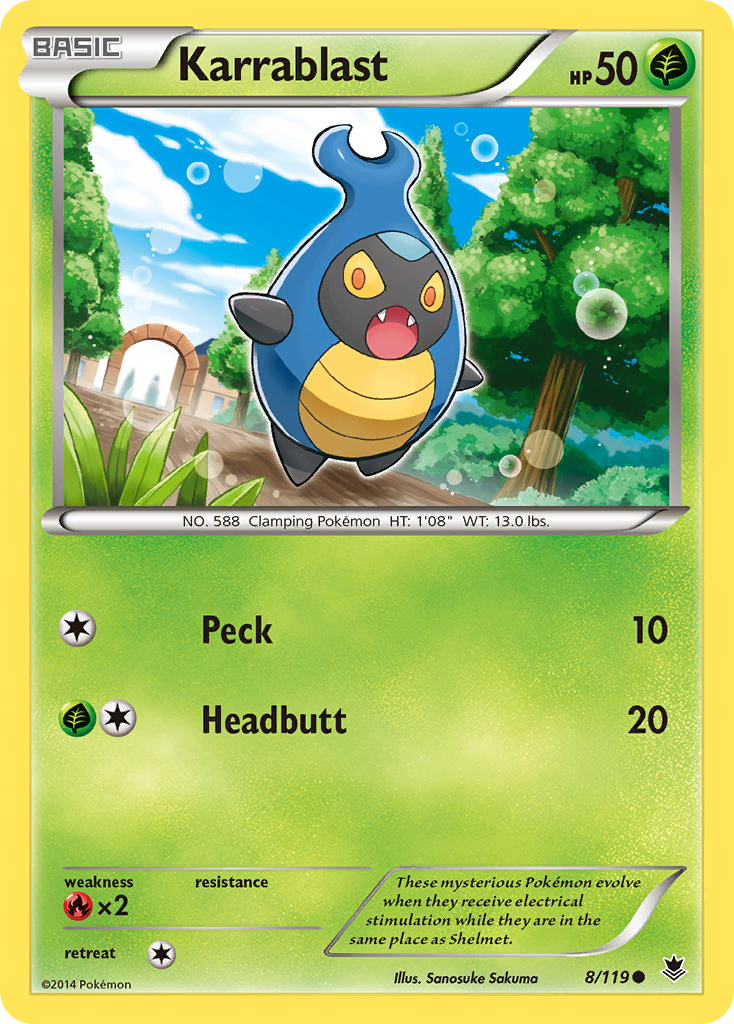 Karrablast (8/119) [XY: Phantom Forces] | Good Games Cannington