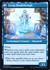 Inventive Iteration // Living Breakthrough [Kamigawa: Neon Dynasty Prerelease Promos] | Good Games Cannington
