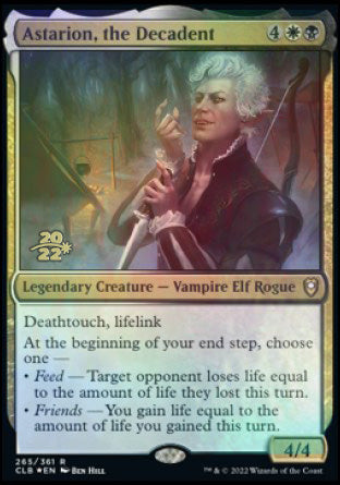 Astarion, the Decadent [Commander Legends: Battle for Baldur's Gate Prerelease Promos] | Good Games Cannington