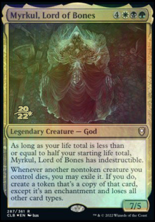 Myrkul, Lord of Bones [Commander Legends: Battle for Baldur's Gate Prerelease Promos] | Good Games Cannington