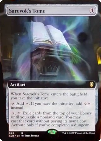 Sarevok's Tome (Extended Art) [Commander Legends: Battle for Baldur's Gate] | Good Games Cannington
