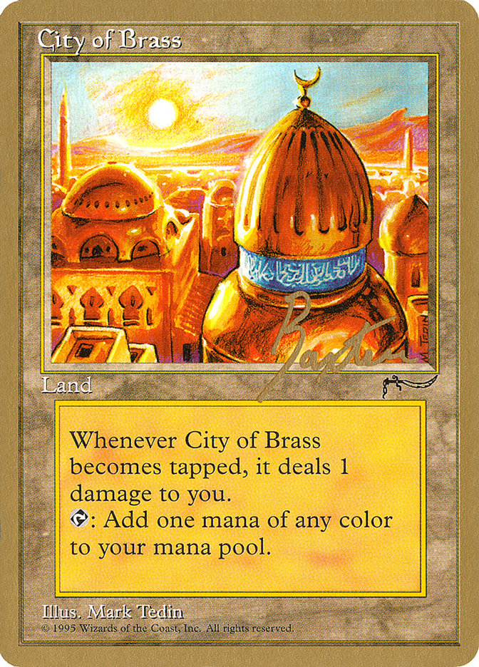 City of Brass (George Baxter) [Pro Tour Collector Set] | Good Games Cannington