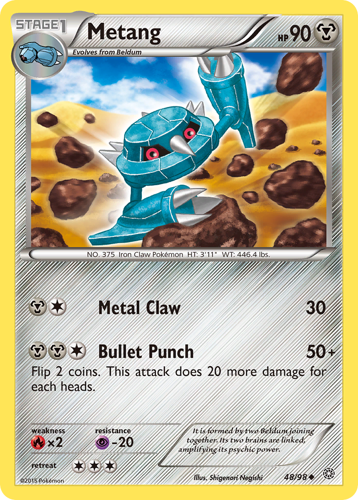 Metang (48/98) [XY: Ancient Origins] | Good Games Cannington