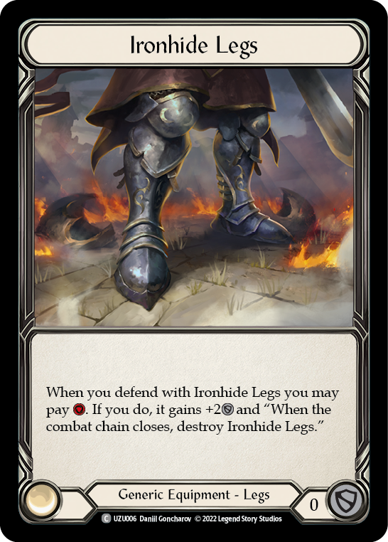Ironhide Legs [UZU006] (Outsiders Uzuri Blitz Deck) | Good Games Cannington