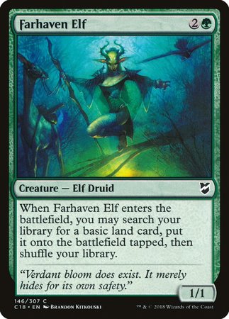 Farhaven Elf [Commander 2018] | Good Games Cannington
