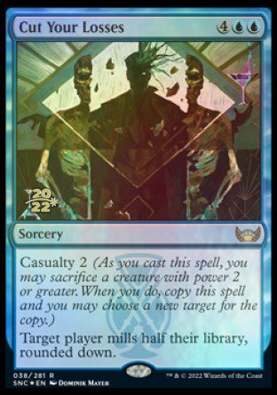 Cut Your Losses [Streets of New Capenna Prerelease Promos] | Good Games Cannington