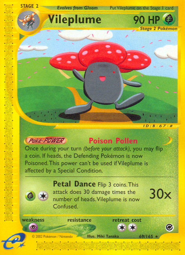 Vileplume (69/165) [Expedition: Base Set] | Good Games Cannington