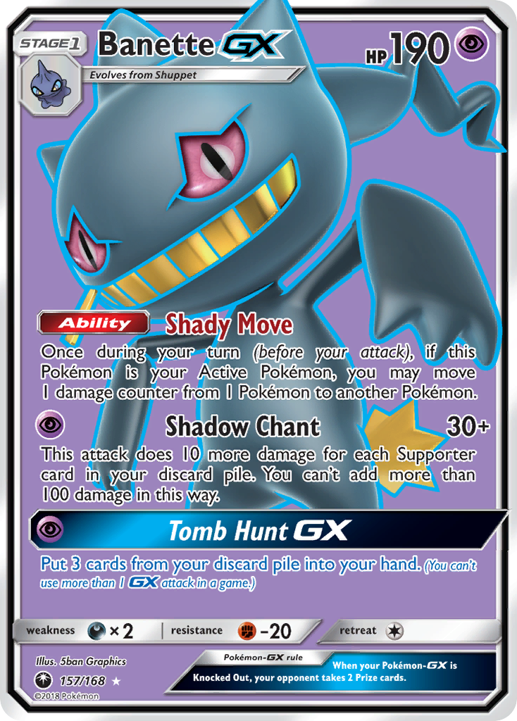 Banette GX (157/168) [Sun & Moon: Celestial Storm] | Good Games Cannington
