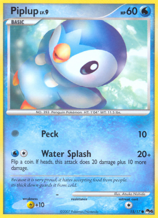 Piplup (15/17) [POP Series 6] | Good Games Cannington