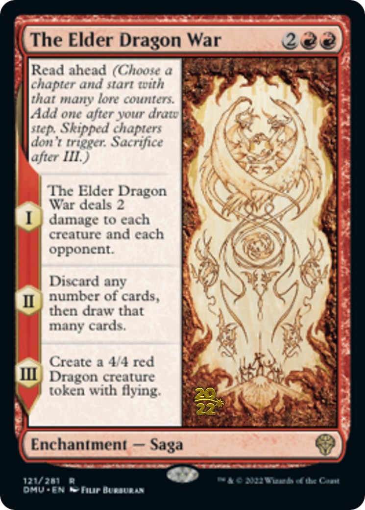 The Elder Dragon War [Dominaria United Prerelease Promos] | Good Games Cannington