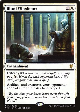 Blind Obedience [Commander 2017] | Good Games Cannington