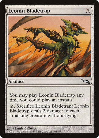 Leonin Bladetrap [Mirrodin] | Good Games Cannington