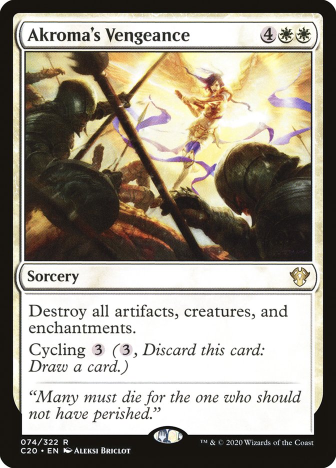 Akroma's Vengeance [Commander 2020] | Good Games Cannington