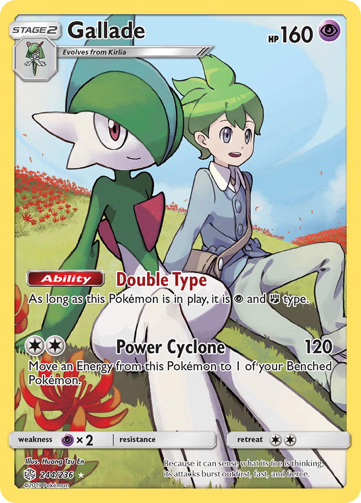 Gallade (244/236) [Sun & Moon: Cosmic Eclipse] | Good Games Cannington