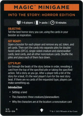 Into the Story: Horror Edition (Magic Minigame) [Innistrad: Midnight Hunt Minigame] | Good Games Cannington