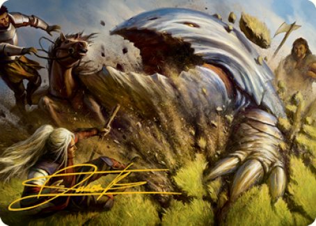 Bulette Art Card (Gold-Stamped Signature) [Dungeons & Dragons: Adventures in the Forgotten Realms Art Series] | Good Games Cannington
