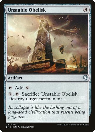 Unstable Obelisk [Commander Anthology Volume II] | Good Games Cannington