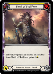 Shrill of Skullform (Yellow) [EVR117] (Everfest)  1st Edition Rainbow Foil | Good Games Cannington
