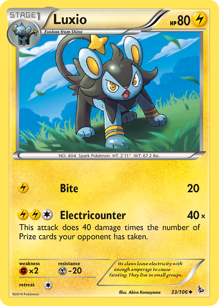 Luxio (33/106) [XY: Flashfire] | Good Games Cannington