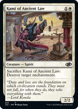 Kami of Ancient Law [Jumpstart 2022] | Good Games Cannington