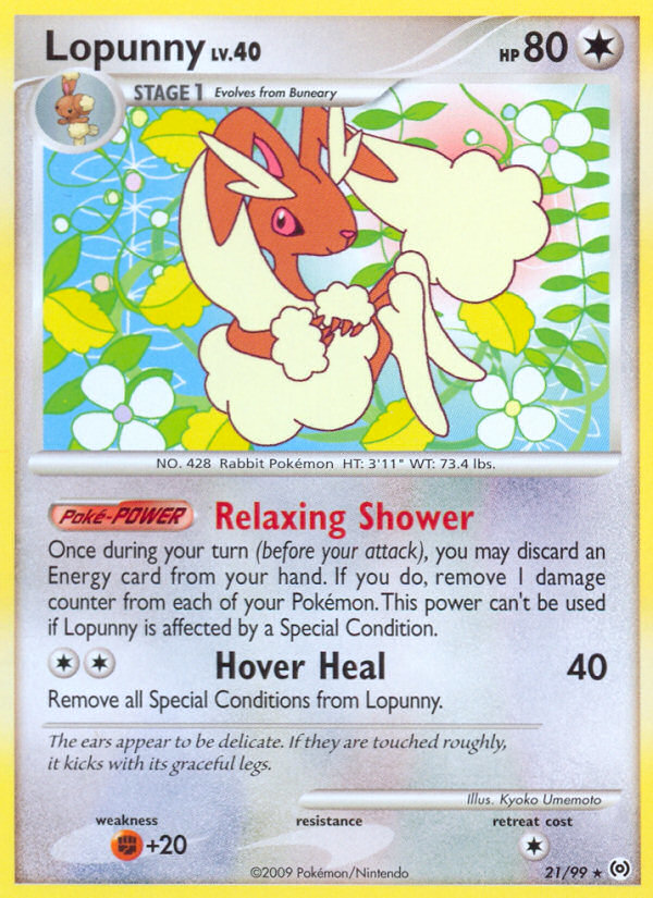 Lopunny (21/99) [Platinum: Arceus] | Good Games Cannington