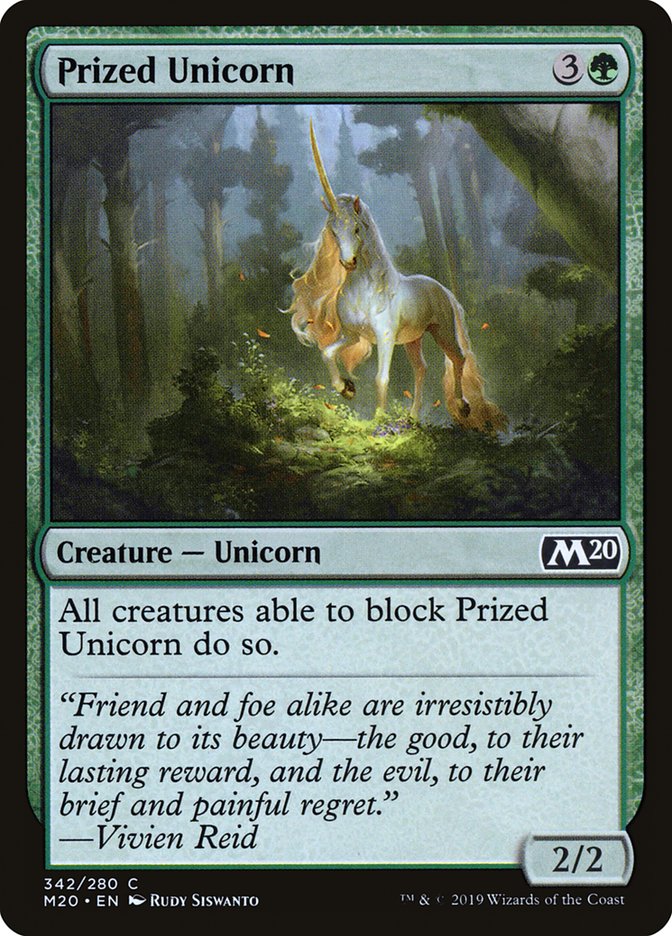 Prized Unicorn [Core Set 2020] | Good Games Cannington