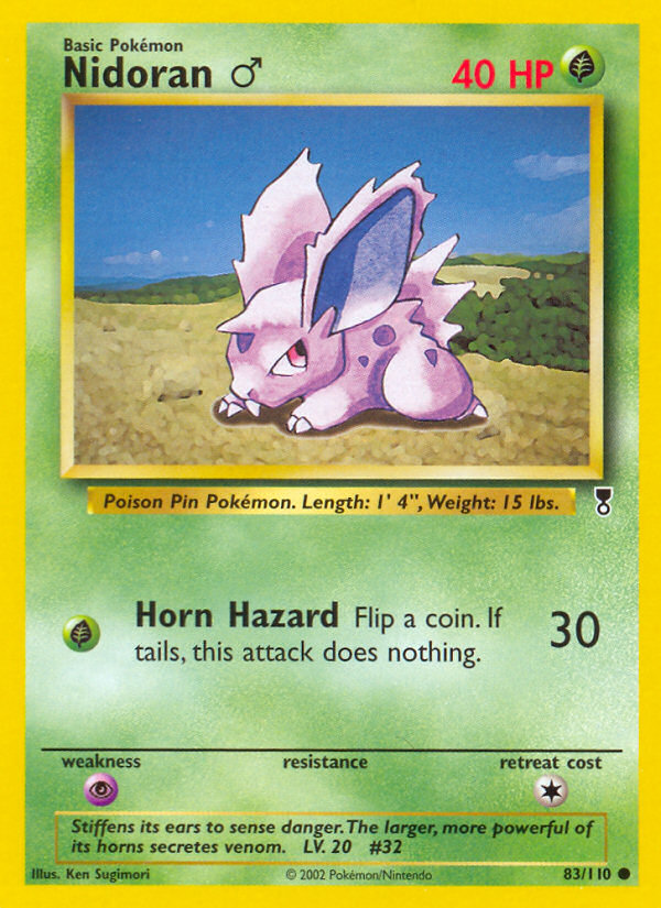Nidoran (83/110) (Male) [Legendary Collection] | Good Games Cannington