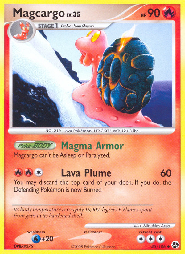 Magcargo (45/106) [Diamond & Pearl: Great Encounters] | Good Games Cannington