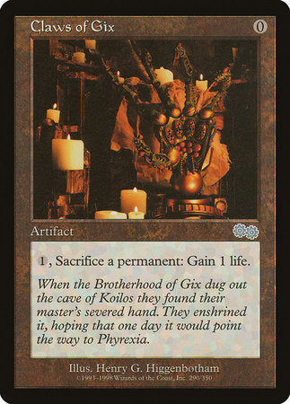 Claws of Gix [Urza's Saga] | Good Games Cannington