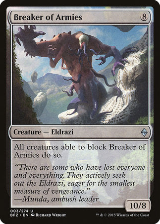 Breaker of Armies [Battle for Zendikar] | Good Games Cannington