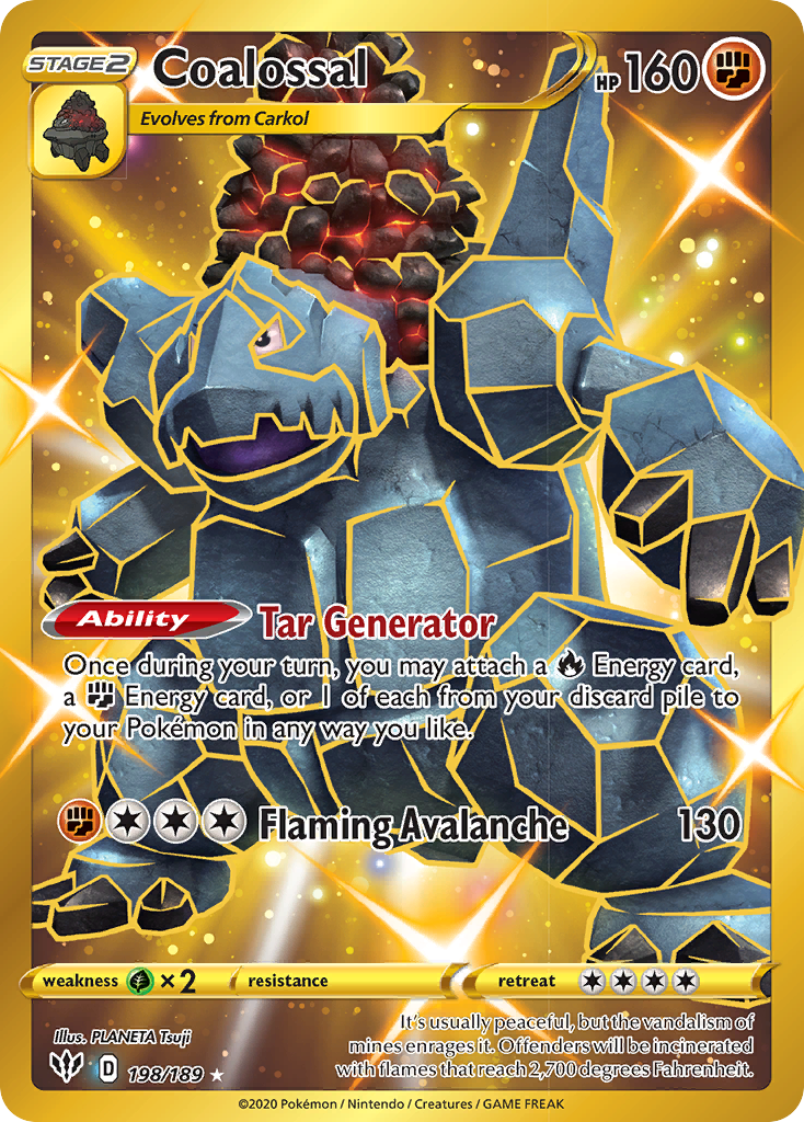 Coalossal (198/189) [Sword & Shield: Darkness Ablaze] | Good Games Cannington