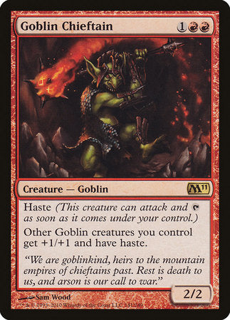 Goblin Chieftain [Magic 2011] | Good Games Cannington