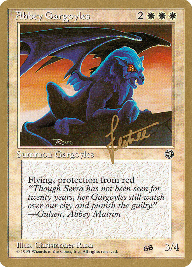 Abbey Gargoyles (Bertrand Lestree) (SB) [Pro Tour Collector Set] | Good Games Cannington