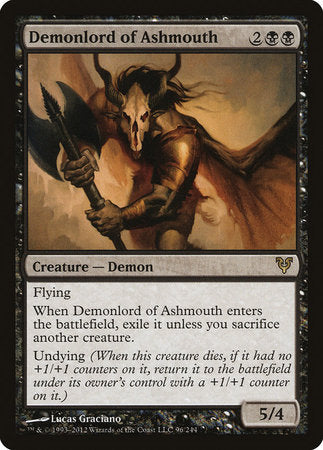 Demonlord of Ashmouth [Avacyn Restored] | Good Games Cannington