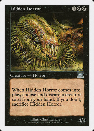 Hidden Horror [Classic Sixth Edition] | Good Games Cannington
