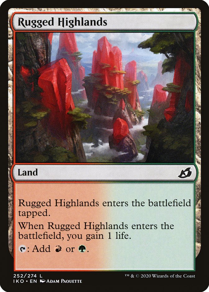 Rugged Highlands [Ikoria: Lair of Behemoths] | Good Games Cannington